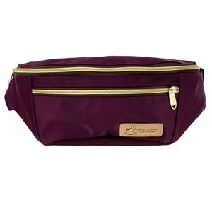 Waterproof Burgundy Large Fanny Pack Crossbody Sling